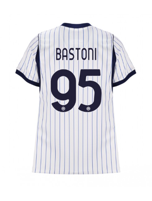 Inter Milan Alessandro Bastoni #95 Auswärtstrikot für Frauen 2026-27 Kurzarm Inter Milan Alessandro Bastoni #95 Auswärtstrikot für Frauen 2026-27 Kurzarm